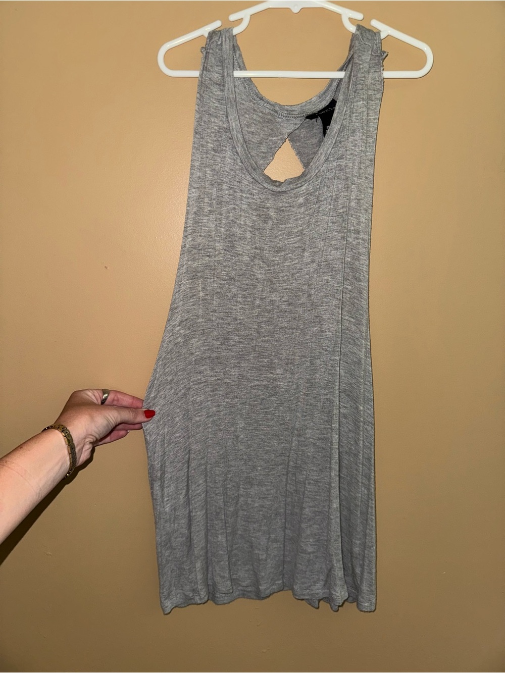 Rue21 Gray Sleeveless Tank Top